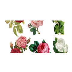 Roses-white Satin Wrap 35  X 70  by nateshop