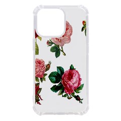 Roses-white Iphone 13 Pro Tpu Uv Print Case