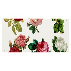 Roses-white Banner And Sign 4  X 2  by nateshop