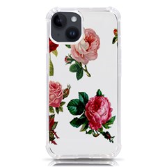 Roses-white Iphone 14 Tpu Uv Print Case by nateshop