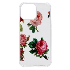 Roses-white Iphone 13 Pro Max Tpu Uv Print Case by nateshop