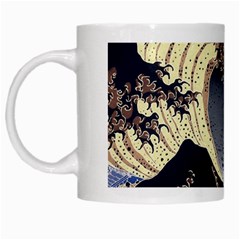 The Great Wave Off Kanagawa Japan Japanese Waves White Mug by pakminggu