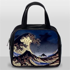 The Great Wave Off Kanagawa Japan Japanese Waves Classic Handbag (one Side) by pakminggu