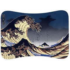 The Great Wave Off Kanagawa Japan Japanese Waves Velour Seat Head Rest Cushion by pakminggu