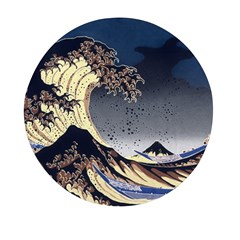 The Great Wave Off Kanagawa Japan Japanese Waves Mini Round Pill Box by pakminggu