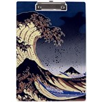 The Great Wave Off Kanagawa Japan Japanese Waves A4 Acrylic Clipboard Front