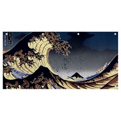 The Great Wave Off Kanagawa Japan Japanese Waves Banner And Sign 8  X 4  by pakminggu