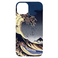 The Great Wave Off Kanagawa Japan Japanese Waves Iphone 14 Plus Black Uv Print Case by pakminggu