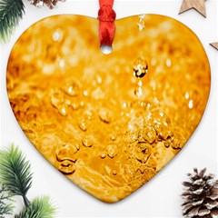 Water-gold Ornament (heart) by nateshop