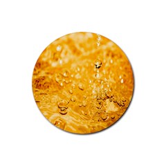 Water-gold Rubber Coaster (round) by nateshop