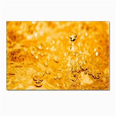 Water-gold Postcard 4 x 6  (pkg Of 10) by nateshop