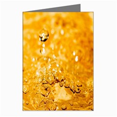 Water-gold Greeting Cards (pkg Of 8) by nateshop