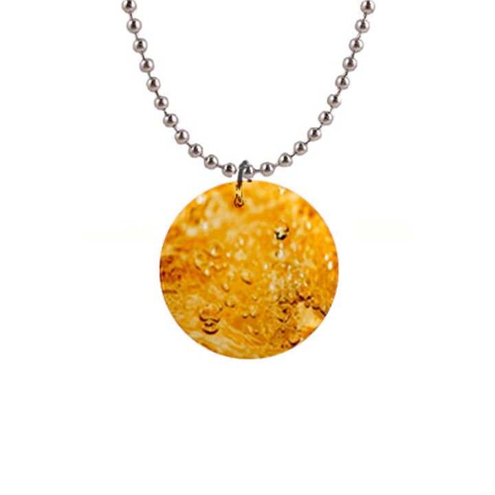 Water-gold 1  Button Necklace