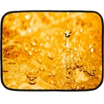 Water-gold Fleece Blanket (Mini) 35 x27  Blanket