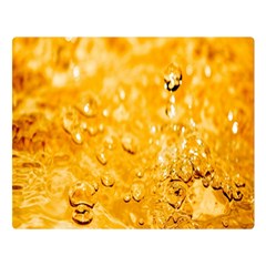 Water-gold Two Sides Premium Plush Fleece Blanket (large) by nateshop