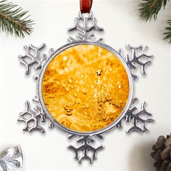 Water-gold Metal Large Snowflake Ornament