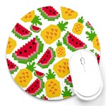 Watermelon -12 Round Mousepad Front