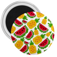 Watermelon -12 3  Magnets by nateshop