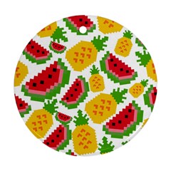 Watermelon -12 Ornament (round) by nateshop