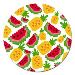 Watermelon -12 Magnet 5  (round) by nateshop