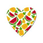 Watermelon -12 Heart Magnet Front