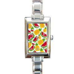 Watermelon -12 Rectangle Italian Charm Watch by nateshop