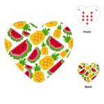 Watermelon -12 Playing Cards Single Design (Heart) Front