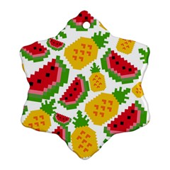 Watermelon -12 Ornament (snowflake) by nateshop