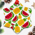 Watermelon -12 Snowflake Ornament (Two Sides) Front