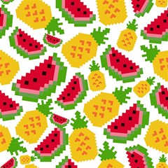 Watermelon -12 Play Mat (square) by nateshop