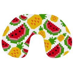 Watermelon -12 Travel Neck Pillow by nateshop