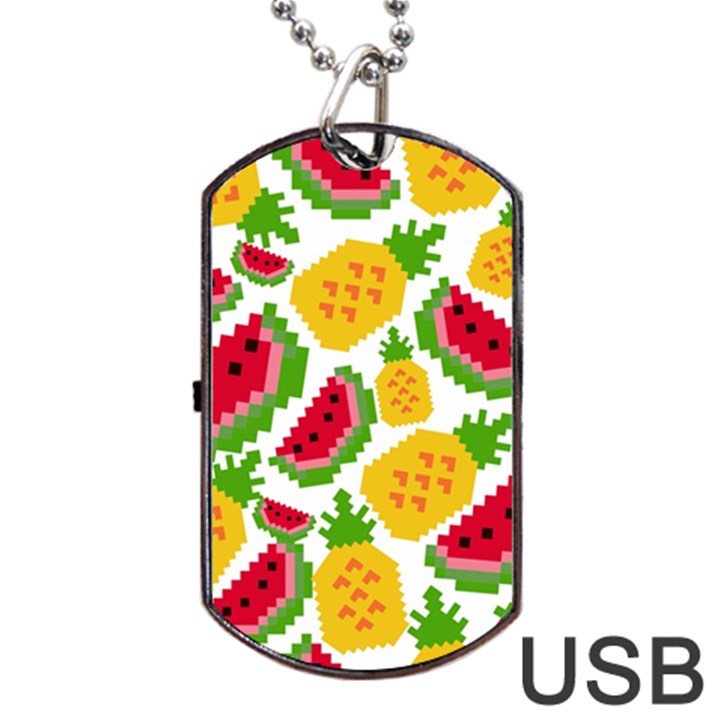 Watermelon -12 Dog Tag USB Flash (Two Sides)