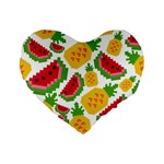 Watermelon -12 Standard 16  Premium Heart Shape Cushions Front