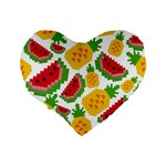 Watermelon -12 Standard 16  Premium Heart Shape Cushions Back