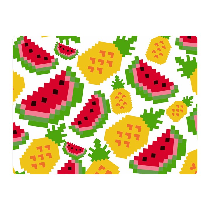 Watermelon -12 Two Sides Premium Plush Fleece Blanket (Mini)