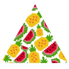 Watermelon -12 Wooden Puzzle Triangle by nateshop