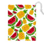 Watermelon -12 Drawstring Pouch (4XL) Front