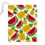 Watermelon -12 Drawstring Pouch (4XL) Back