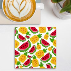 Watermelon -12 Uv Print Square Tile Coaster  by nateshop