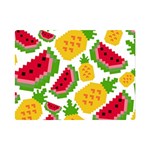 Watermelon -12 Premium Plush Fleece Blanket (Mini) 35 x27  Blanket Front