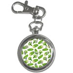 Vegetable Pattern With Composition Broccoli Key Chain Watches Front