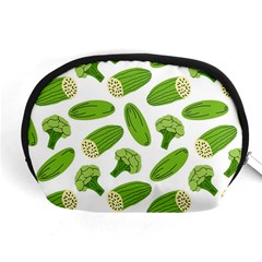 Vegetable Pattern With Composition Broccoli Accessory Pouch (medium) by pakminggu