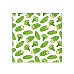 Vegetable Pattern With Composition Broccoli Satin Bandana Scarf 22  X 22  by pakminggu