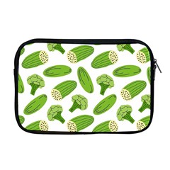 Vegetable Pattern With Composition Broccoli Apple Macbook Pro 17  Zipper Case by pakminggu