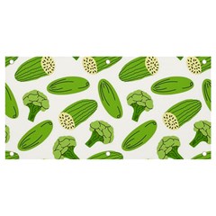 Vegetable Pattern With Composition Broccoli Banner And Sign 4  X 2  by pakminggu