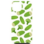 Vegetable Pattern With Composition Broccoli iPhone 14 Black UV Print Case Front