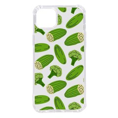 Vegetable Pattern With Composition Broccoli Iphone 14 Plus Tpu Uv Print Case by pakminggu