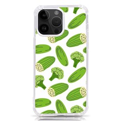 Vegetable Pattern With Composition Broccoli Iphone 14 Pro Max Tpu Uv Print Case by pakminggu