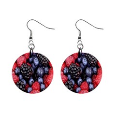 Berries-01 Mini Button Earrings by nateshop