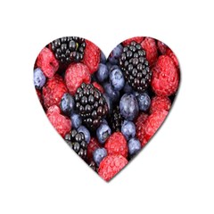 Berries-01 Heart Magnet by nateshop